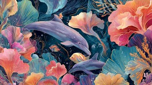 梦幻海底世界的多彩邂逅