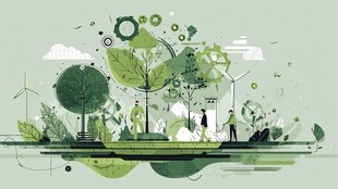 绿色生态环境与科技融合