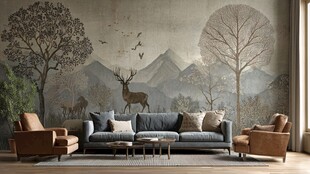 森林风客厅 自然惬意空间