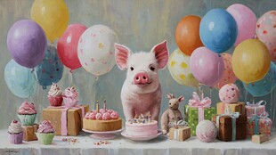 小猪的欢乐生日派对