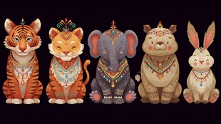 多彩萌宠动物大集合