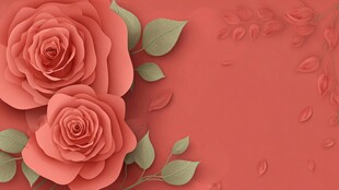 粉色玫瑰背景图