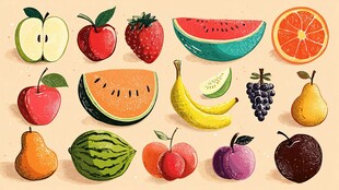 多彩缤纷水果大集合