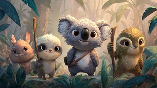 森林小动物的冒险之旅