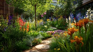 缤纷庭院花园景观