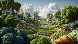 奇幻田园风光 巨物蔬菜世界