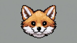 像素风格可爱狐狸头像