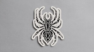 蜘蛛纹身贴纸图案设计