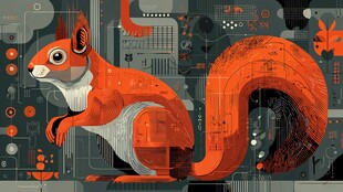 机械松鼠的奇幻科技世界