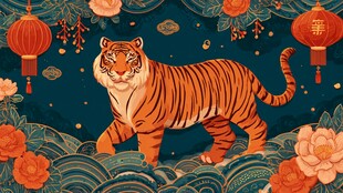 虎年祥瑞图