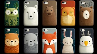 可爱动物风手机壳大赏