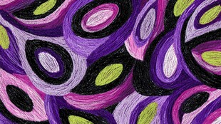 多彩抽象毛线纹理图案