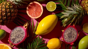 缤纷热带水果的多彩盛宴