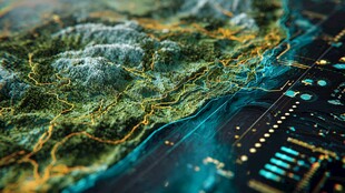 科技融合地理的震撼图景