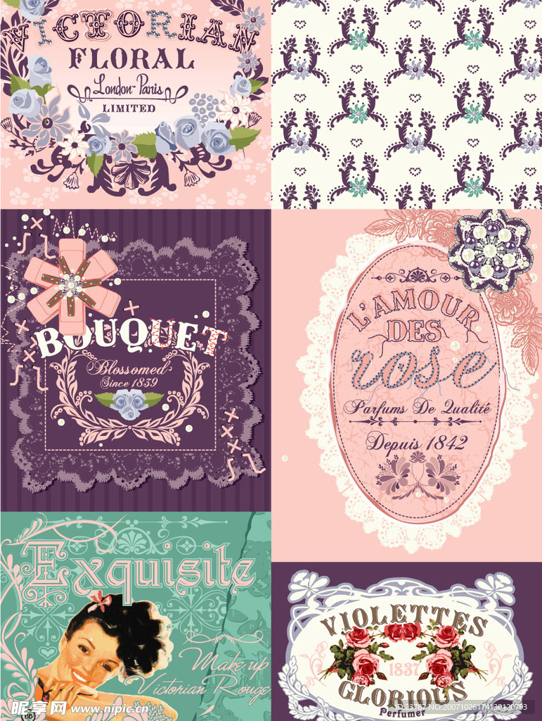 EXQUISITE ROSE 主题式服装设计矢量图05