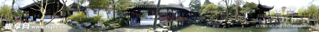 苏州拙政园全景