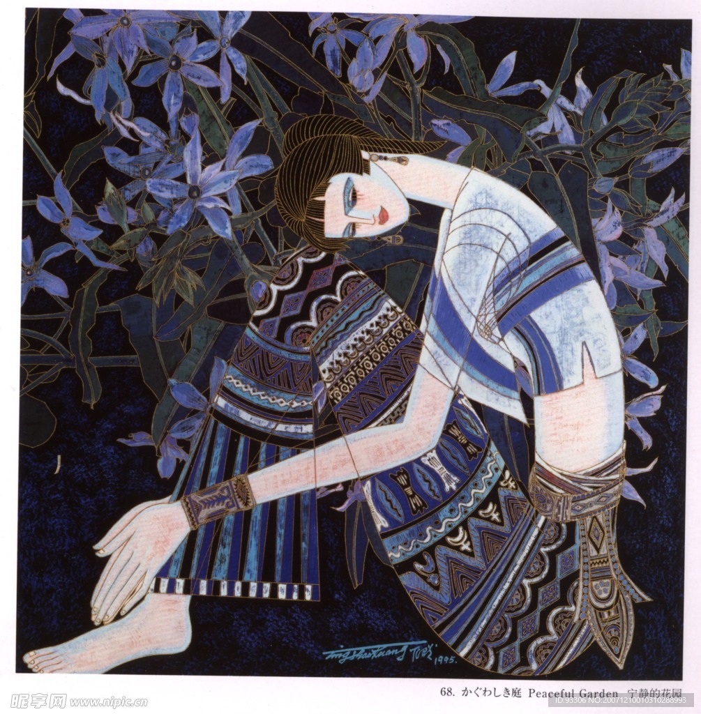 民族 版画 艺术 月饼素材