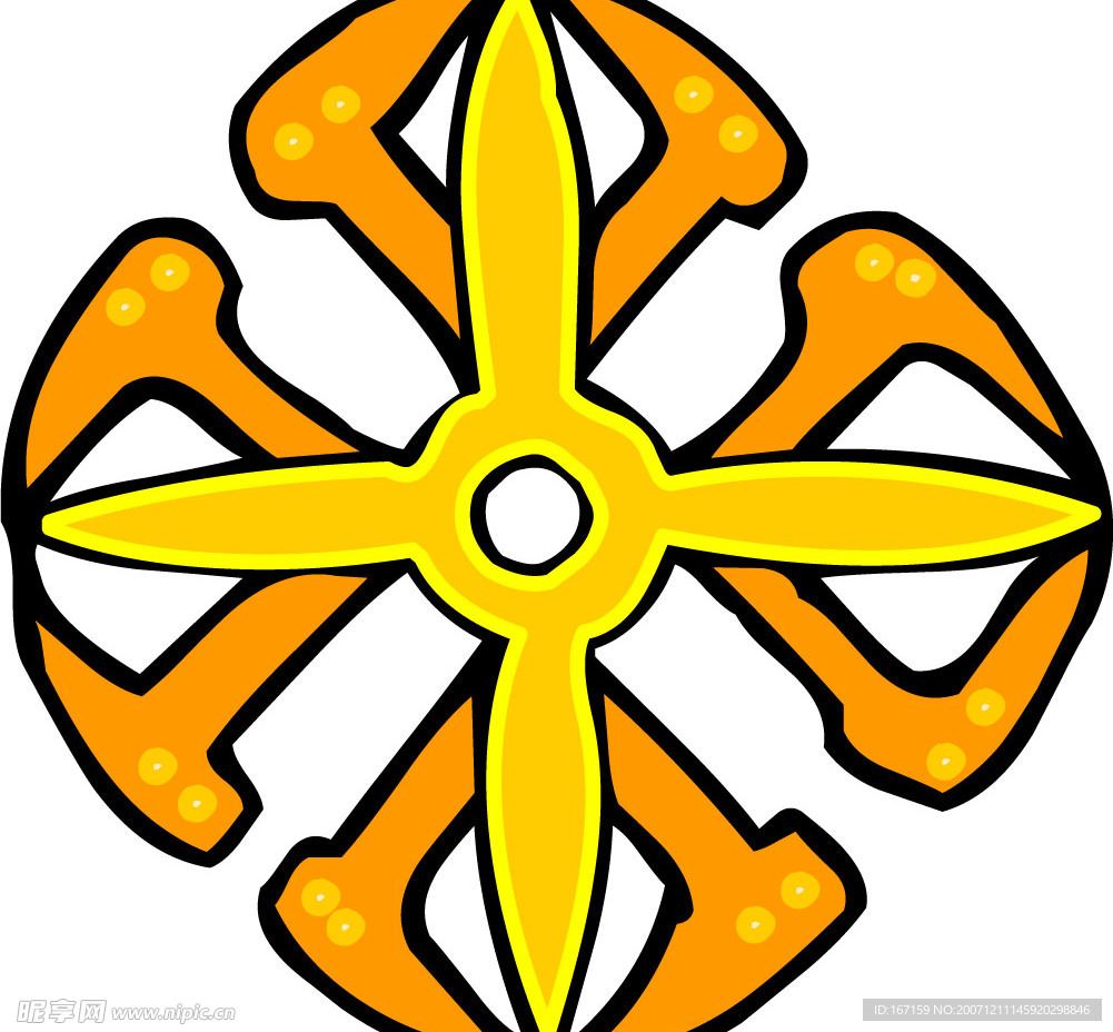 彩色花纹图案(279)