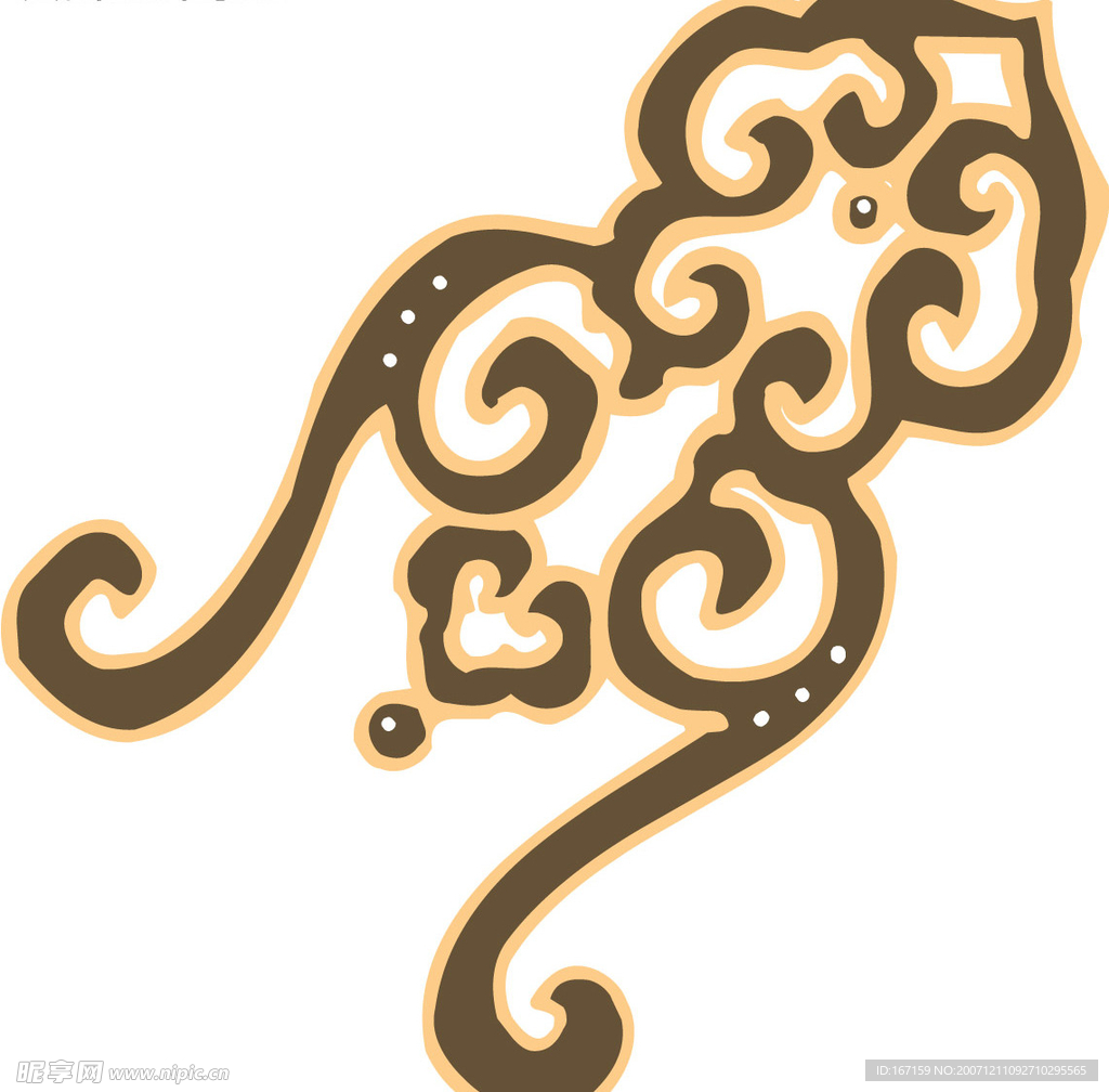 彩色花纹图案(094)