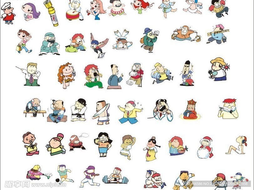 矢量POP人物合集