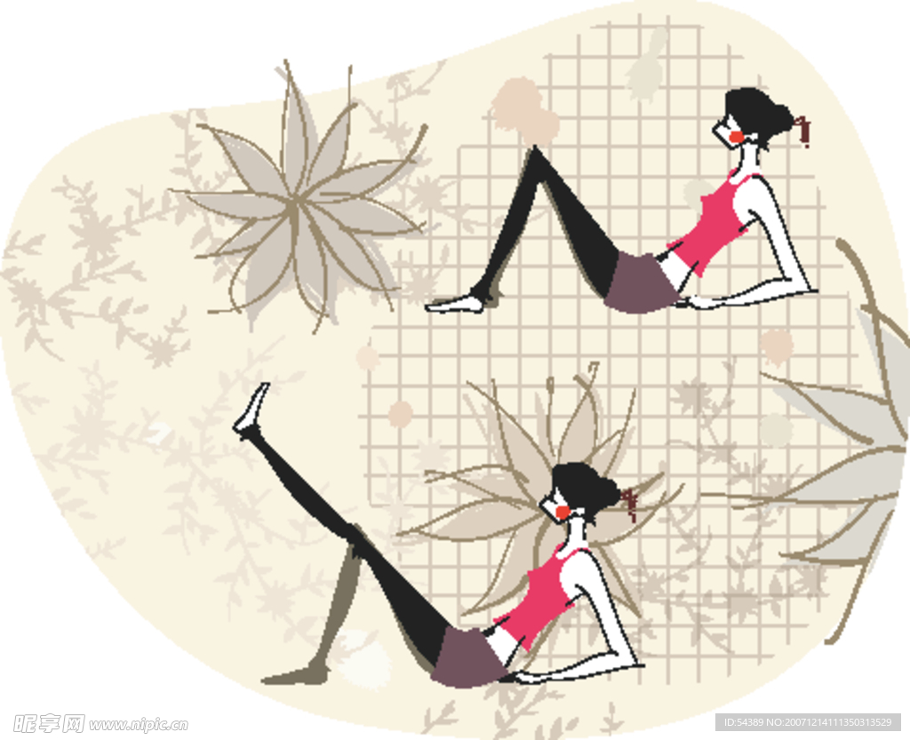 韩国失量美女31