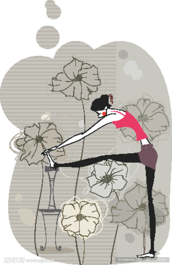 韩国失量美女32