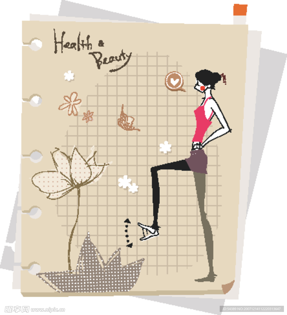 韩国失量美女34