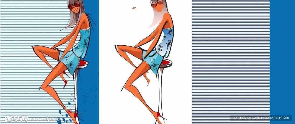 韩国失量美女36