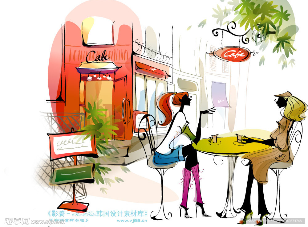 韩国矢量美女39