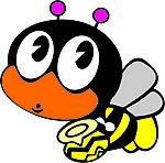 百花牌蜂产品卡通