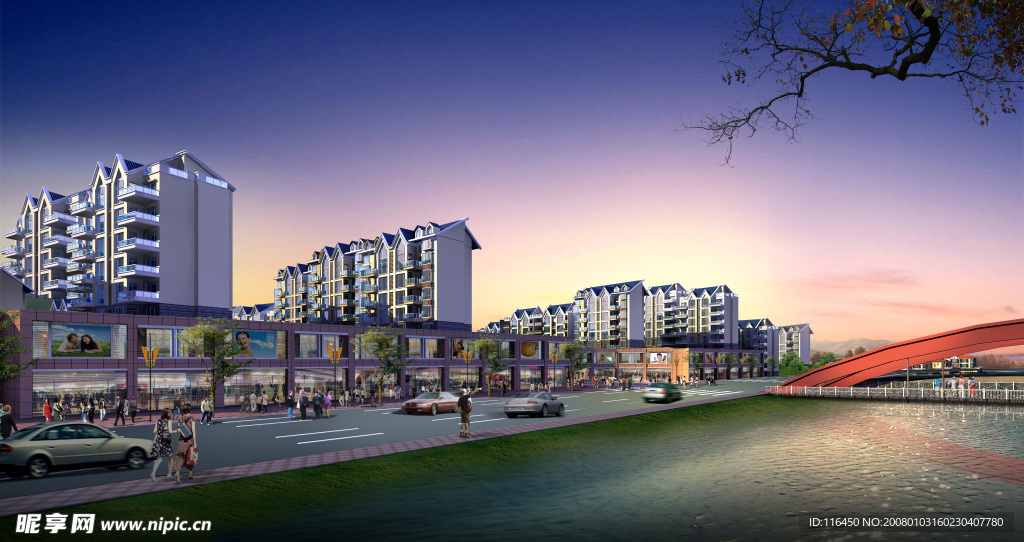 日月小区效果图