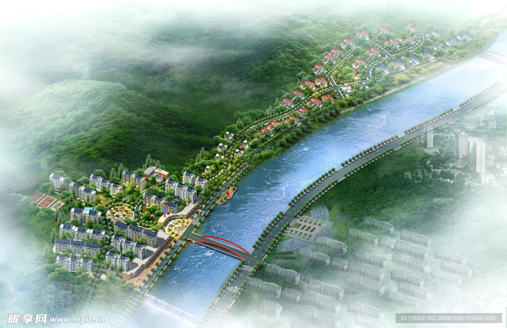 日月小区效果图