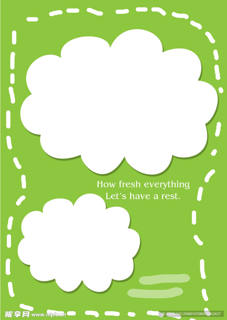 儿童艺术照模板