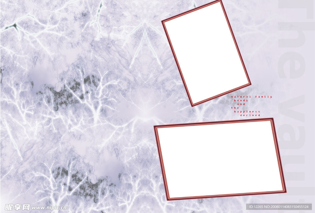 儿童艺术照模板