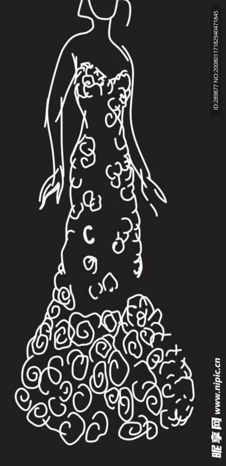 婚纱人物（抽象造型）