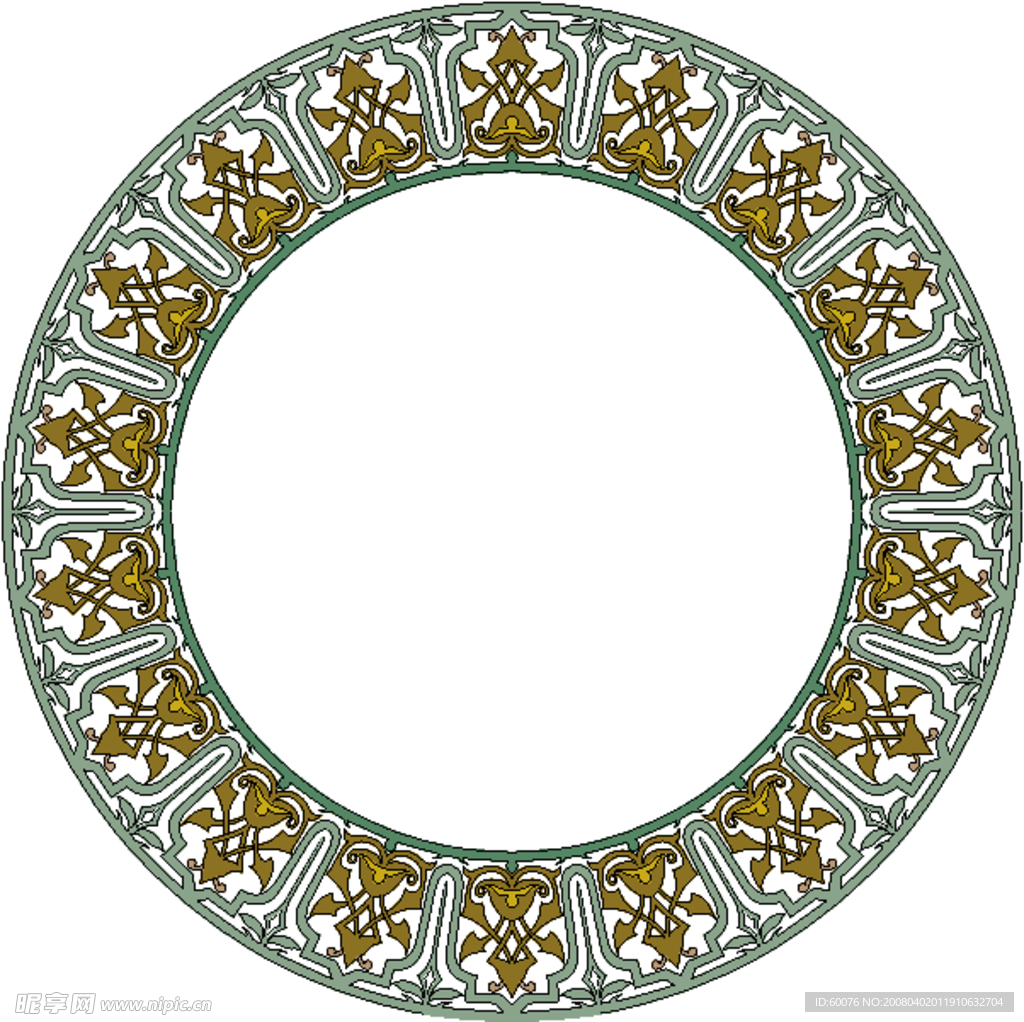 矢量古典边框 花边 花纹