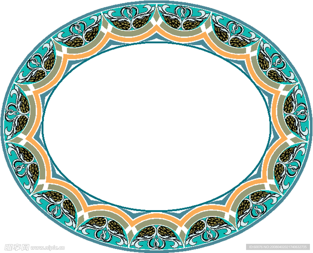 矢量古典边框 花边 花纹