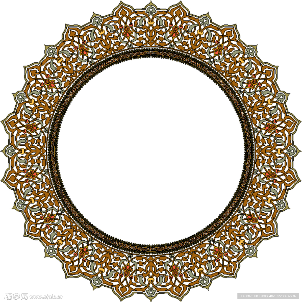 矢量古典边框 花边 花纹