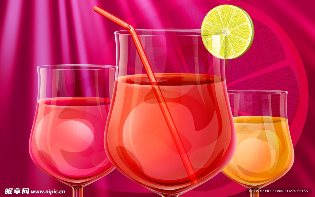 抽象华丽色彩视觉设计