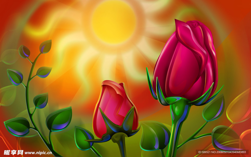 Ps花卉欣赏宽屏壁纸 3幅