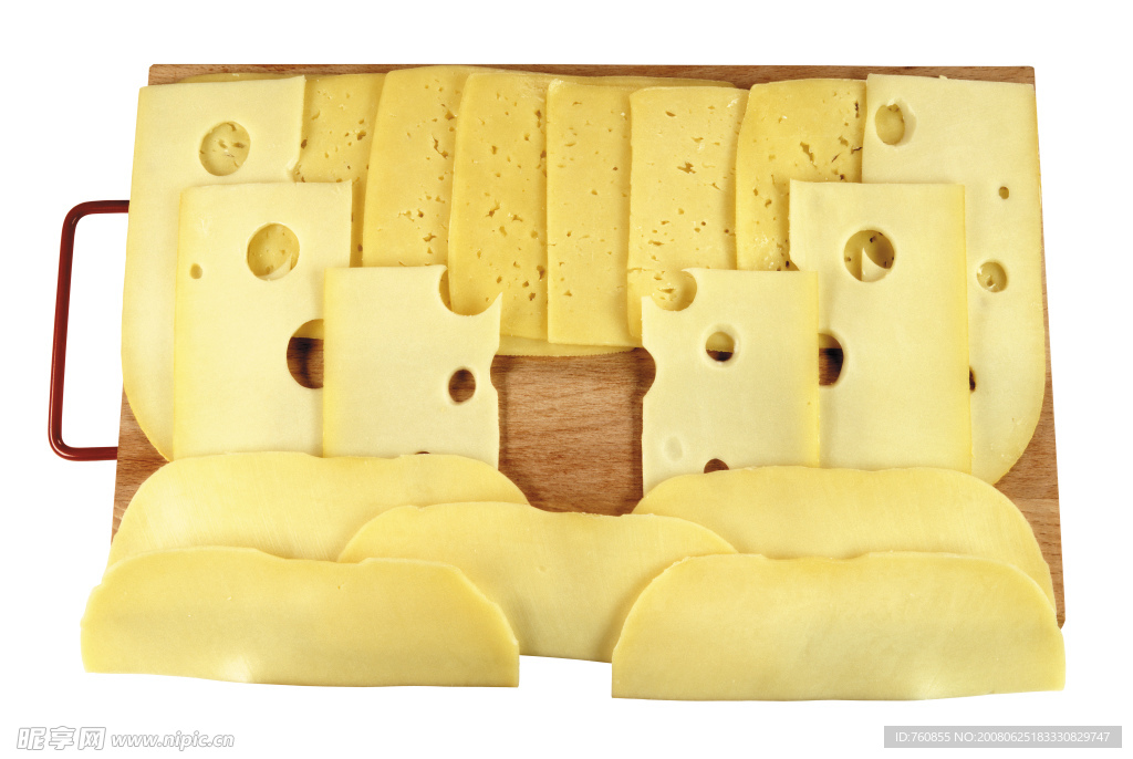三种奶酪片