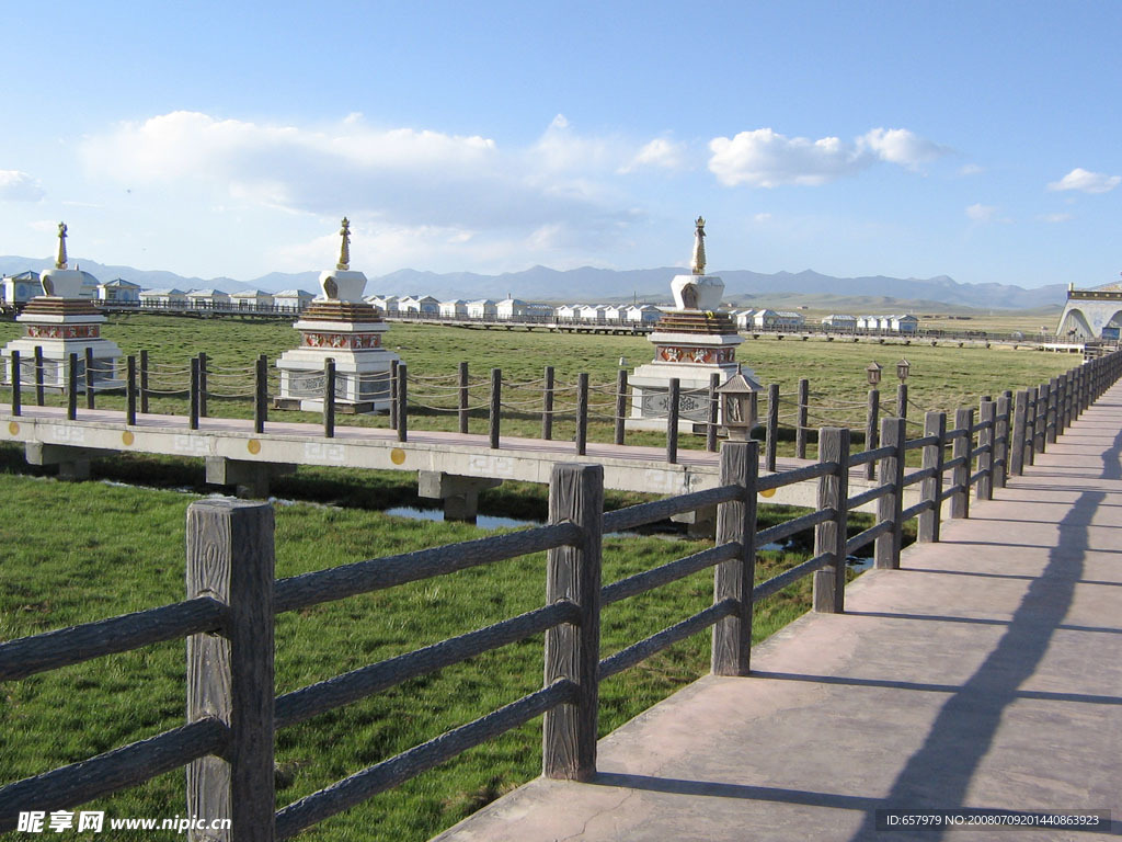 栏杆仿木绿化设施