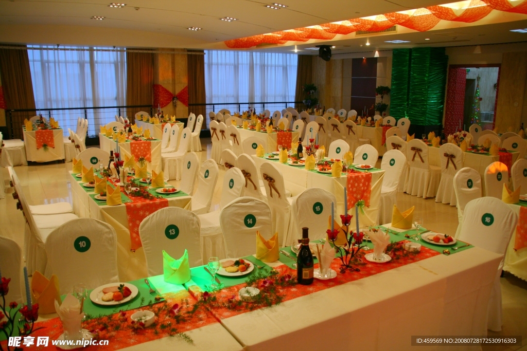 酒店圣诞节场景