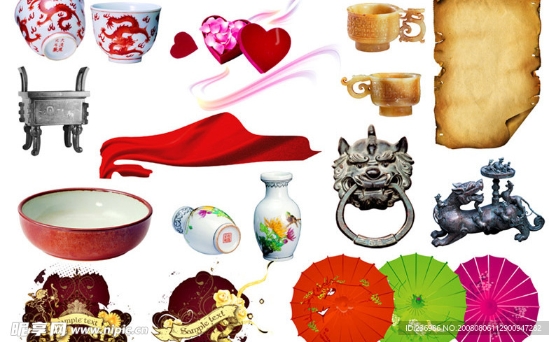 设计经典传统古物