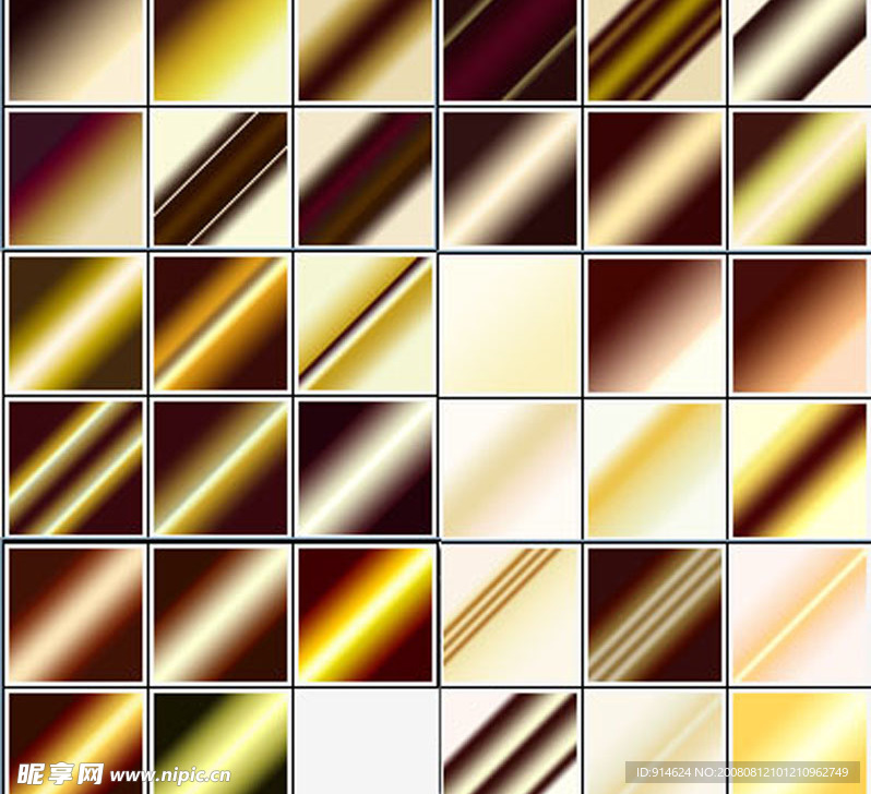 高档的金色渐变