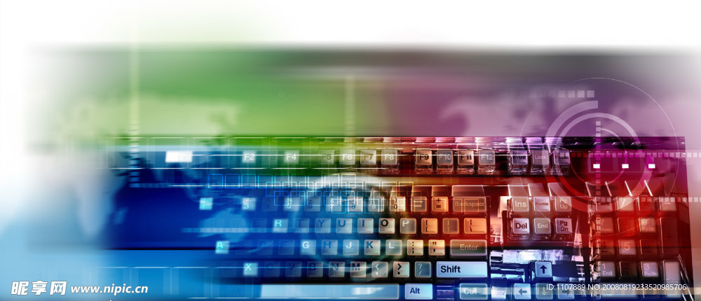 键盘抽象图片