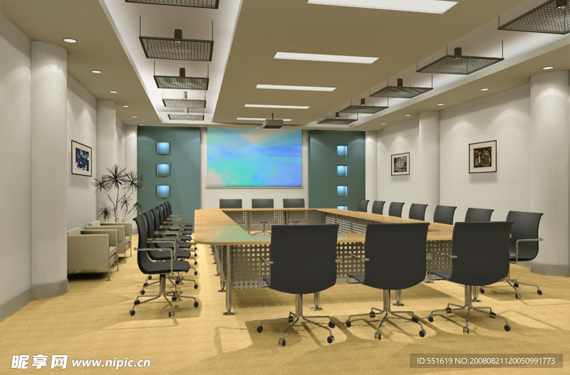 宁波东日机械会议室