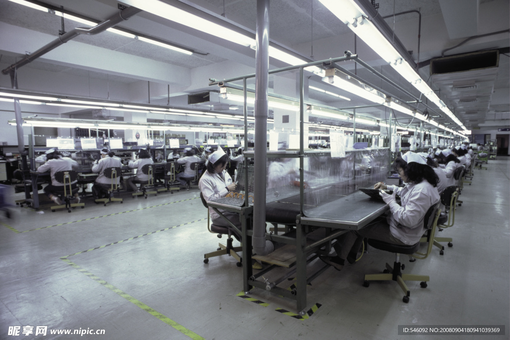 工厂生产车间图