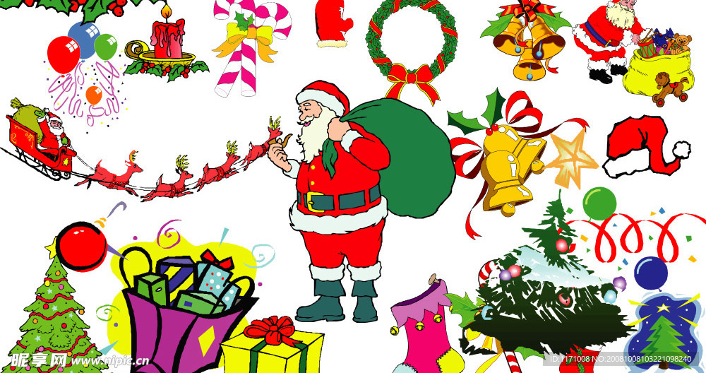 圣诞分层素材