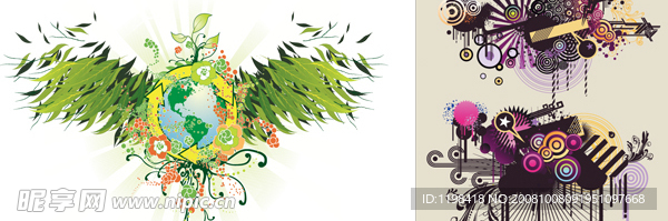 2款潮流设计元素矢量素材